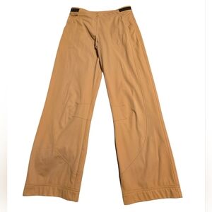 Tail Tan Technical Pants Black Waist Detail Size 6 EUC Zip Snap & Button Close